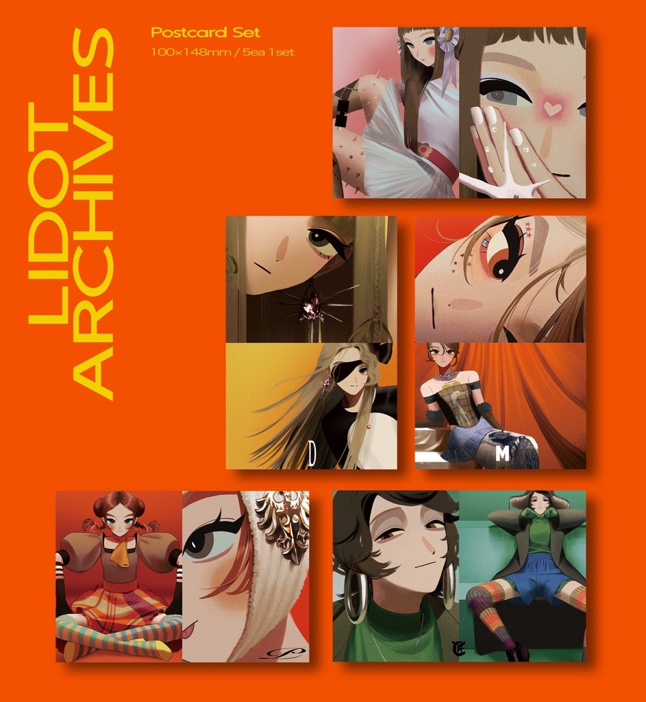 <LIDOT ARCHIVES> INTERVIEW PHOTO POSTCARD SET