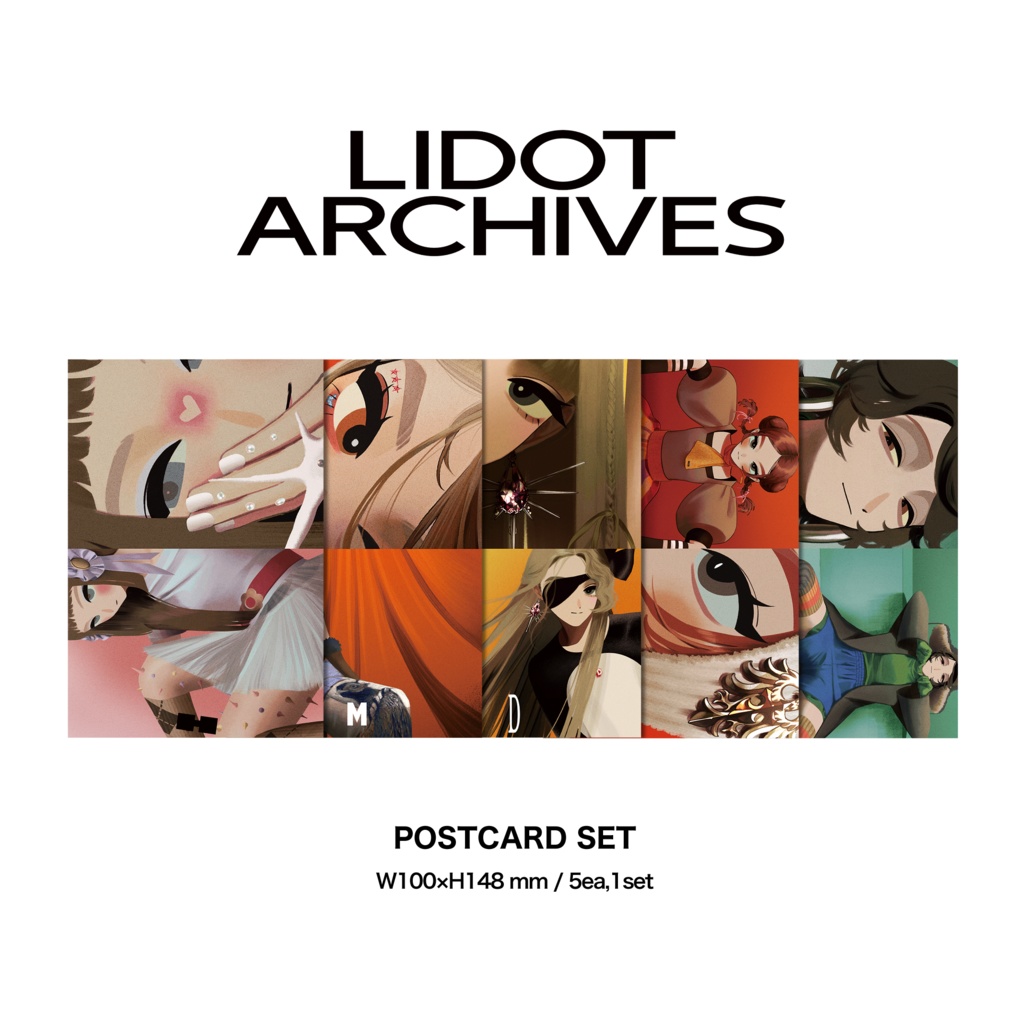 <LIDOT ARCHIVES> INTERVIEW PHOTO POSTCARD SET