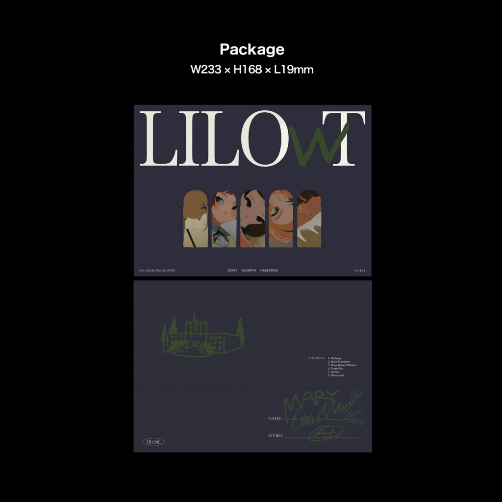LIDOT 2026 VALUE SET -'LILOWT'+'LIDOT ARCHIVES'+Special Postcard