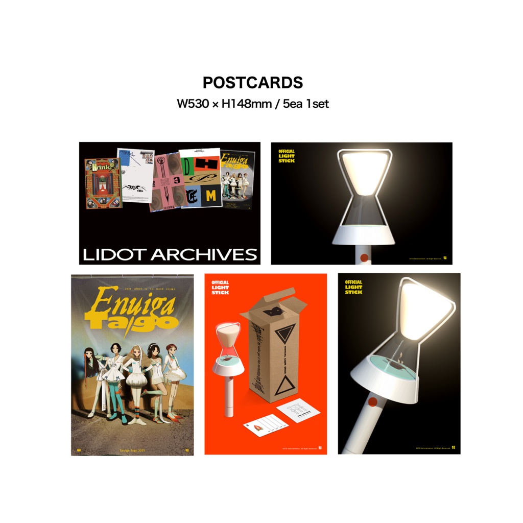LIDOT 2026 VALUE SET -'LILOWT'+'LIDOT ARCHIVES'+Special Postcard