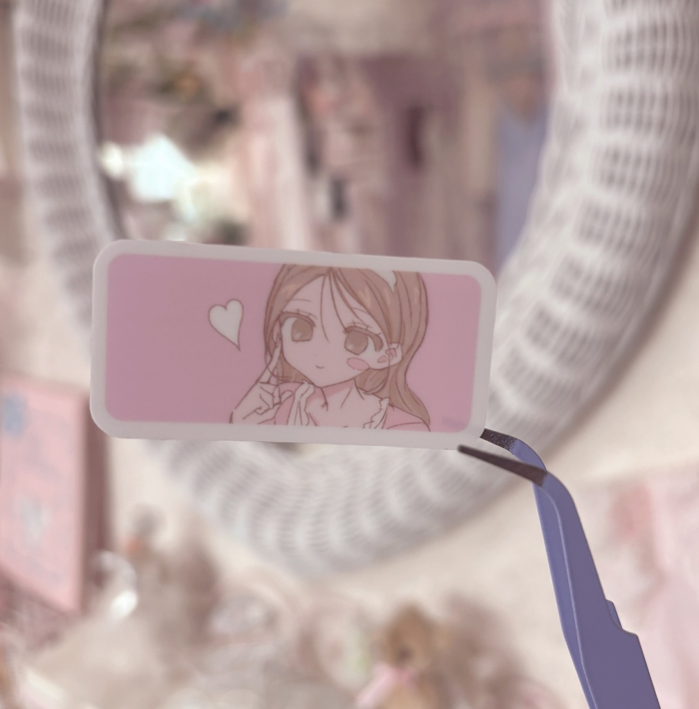 ♡Sweet maid Sticker(pastel pink/pastel blue)♡