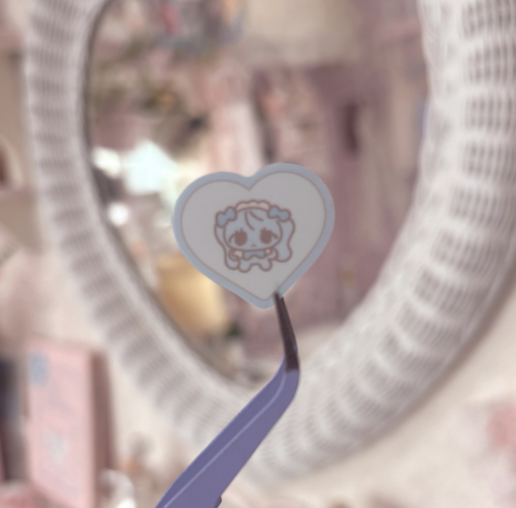 ♡Sweet maid Sticker(pastel pink/pastel blue)♡