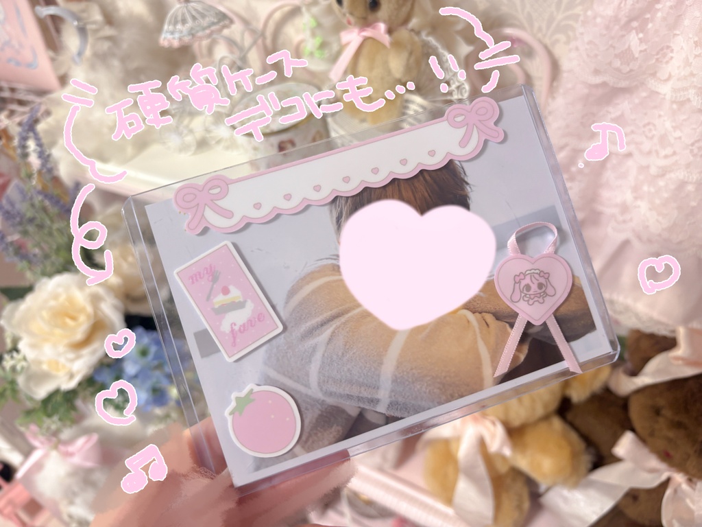 ♡Sweet maid Sticker(pastel pink/pastel blue)♡