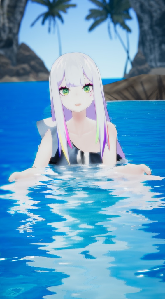 イフ・ザ・フラット想定「フリル付き水着」(一部素体付き)