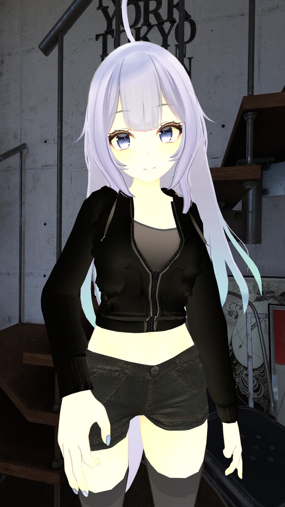 ウルフェリア想定衣装「フーディーセットアップ」