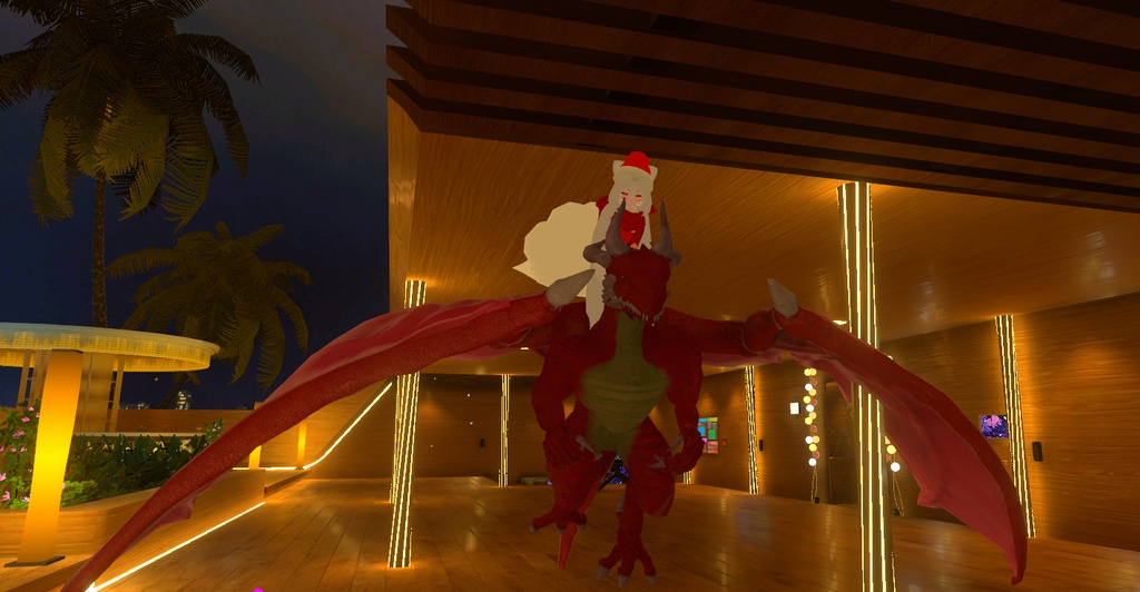 VRChat想定アバター「レッドドラゴン」