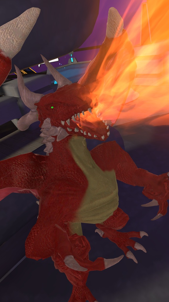 VRChat想定アバター「レッドドラゴン」