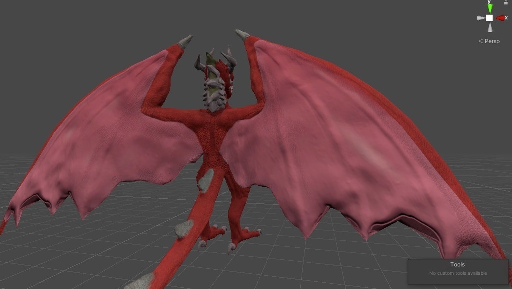 VRChat想定アバター「レッドドラゴン」