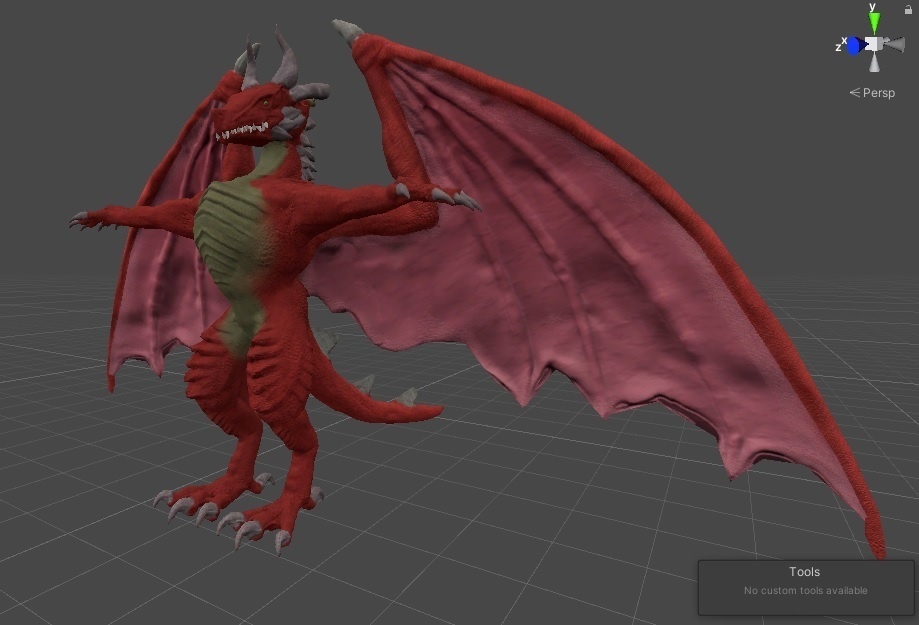 VRChat想定アバター「レッドドラゴン」