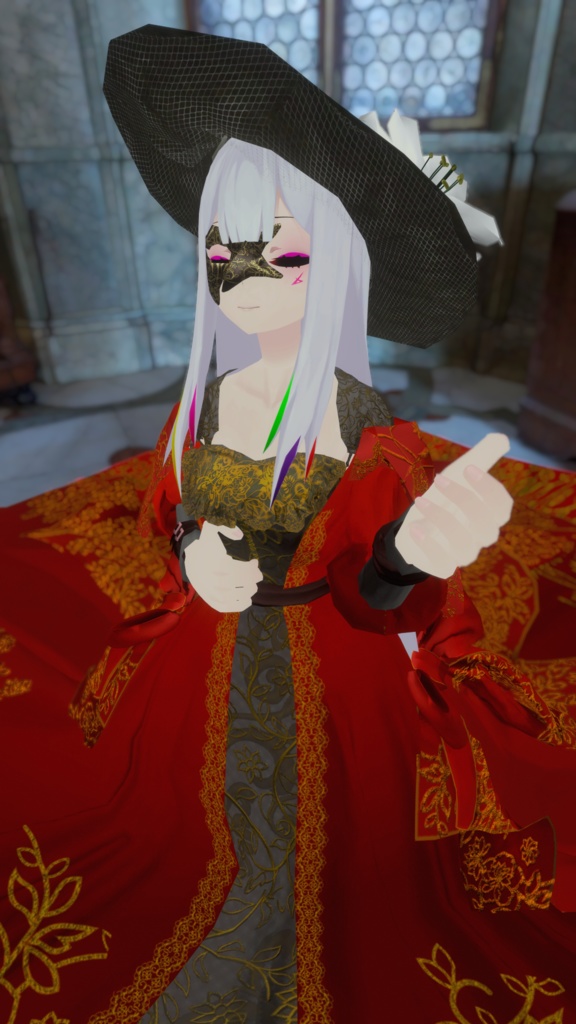 イフ・ザ・フラット想定ドレス「オーバーチュア」(一部素体付き)