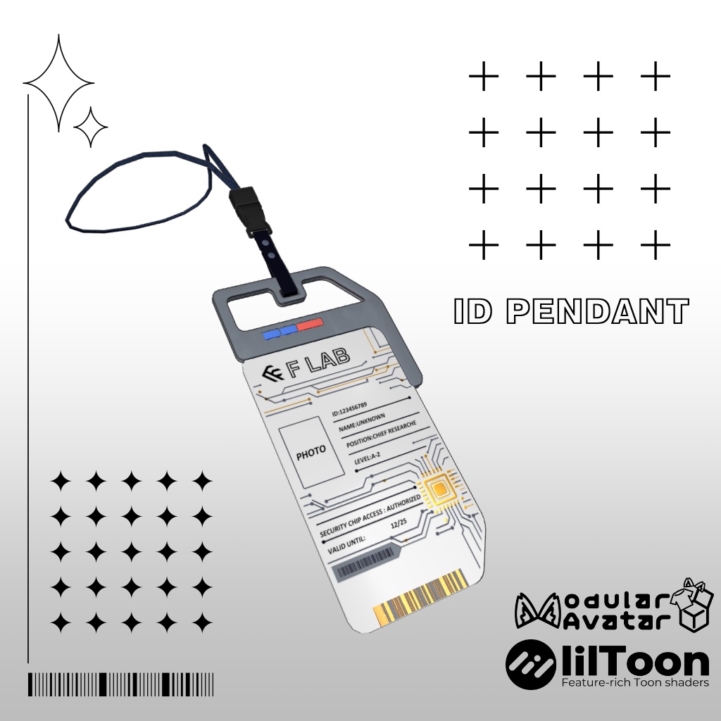 ID Pendant【VRC想定】