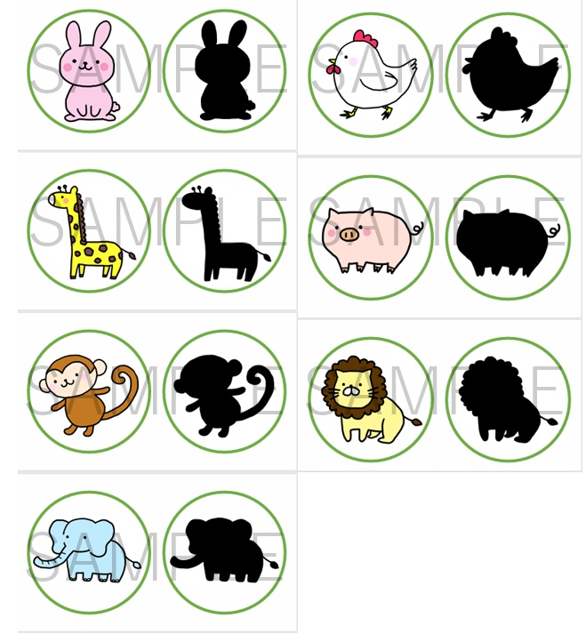 シルエットクイズ(どうぶつ)