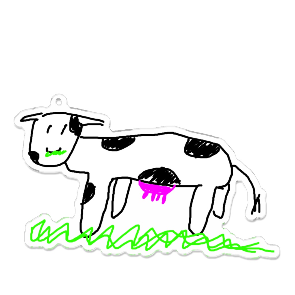 むしゃりうしくんアクリルキーホルダー