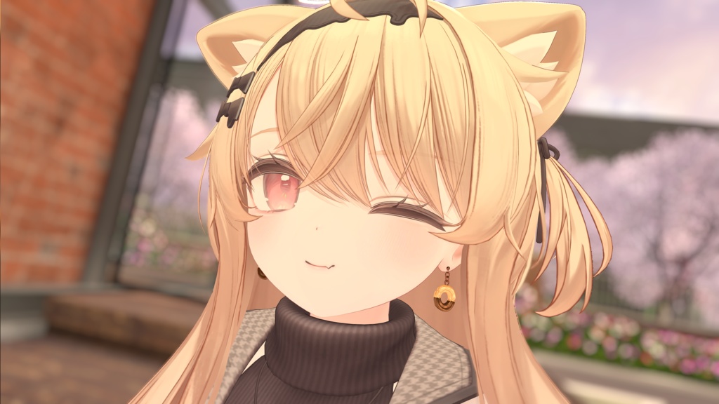 【MA・5アバター対応】Donut Earring - ドーナツイヤリング -