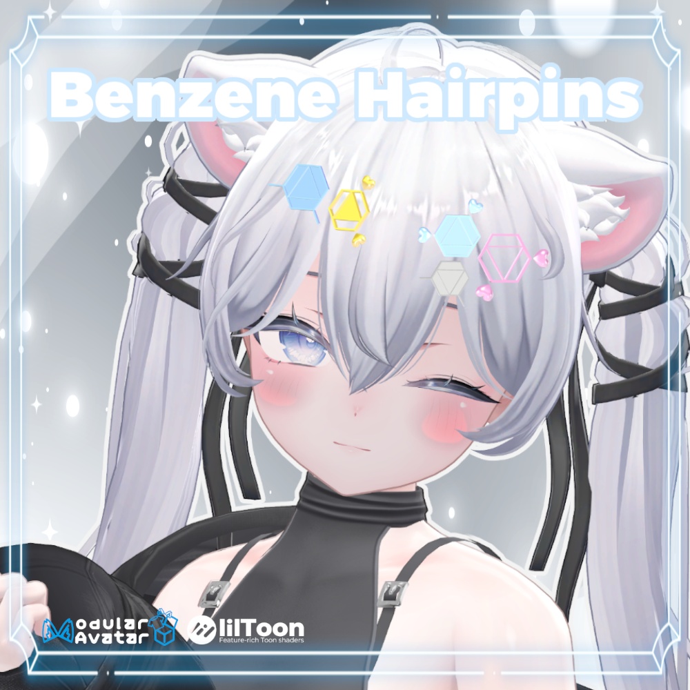 【MA対応】BenzeneHairPins / ベンゼンヘアピン