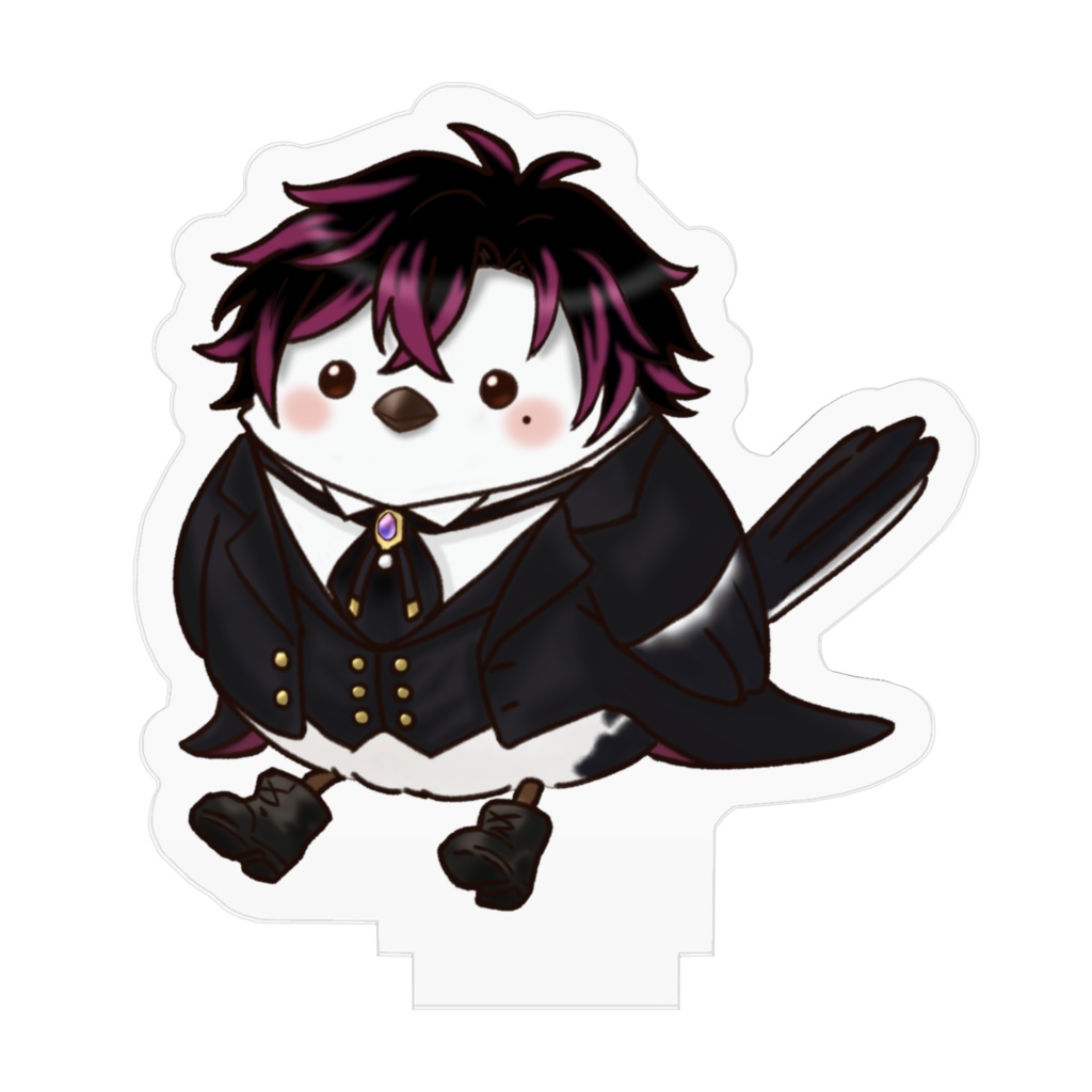 黒波シドウ×シマエナガ アクリルスタンド