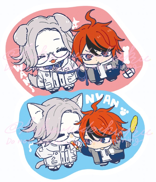 にゃんわんアクキー