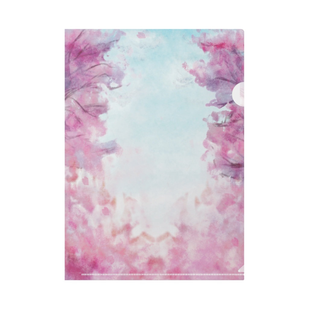 桜兎ちゃんお誕生日イラスト クリアファイル