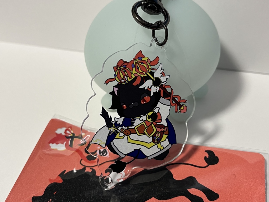 繋がるアクキー【50mm×50mm】(魔法騎士僕 僕ver.)