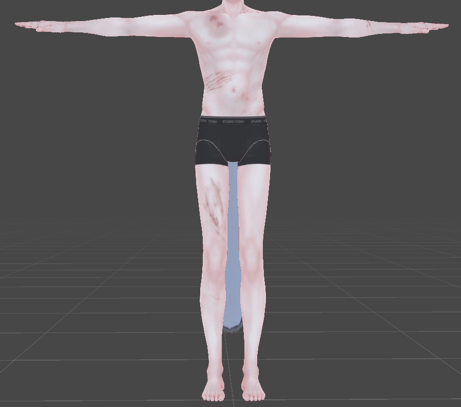 【怜・斑霞対応】ボディテクスチャ「Stray Old Scar」