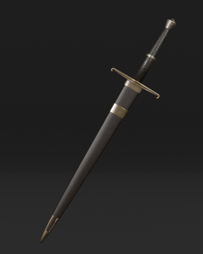 ロングソード(FBX / テクスチャ付き)