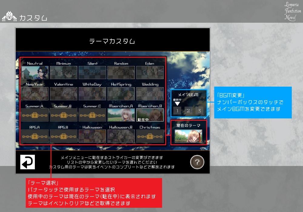 【燐光のレムリア】Lemuria Fanfiction Novel【フリーゲーム】