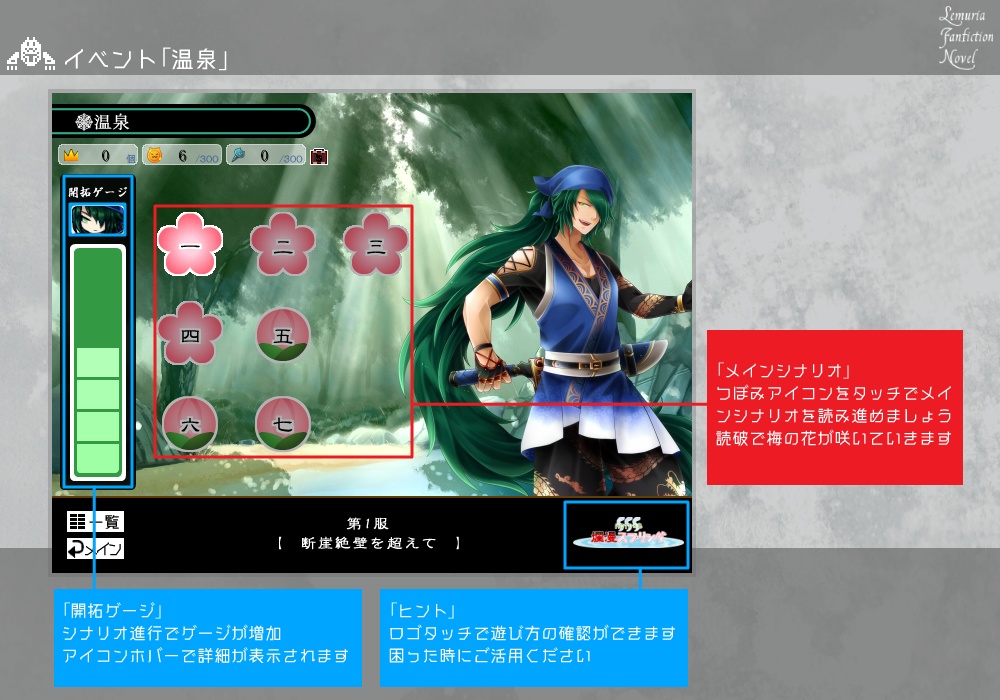 【燐光のレムリア】Lemuria Fanfiction Novel【フリーゲーム】