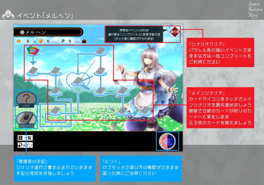 【燐光のレムリア】Lemuria Fanfiction Novel【フリーゲーム】