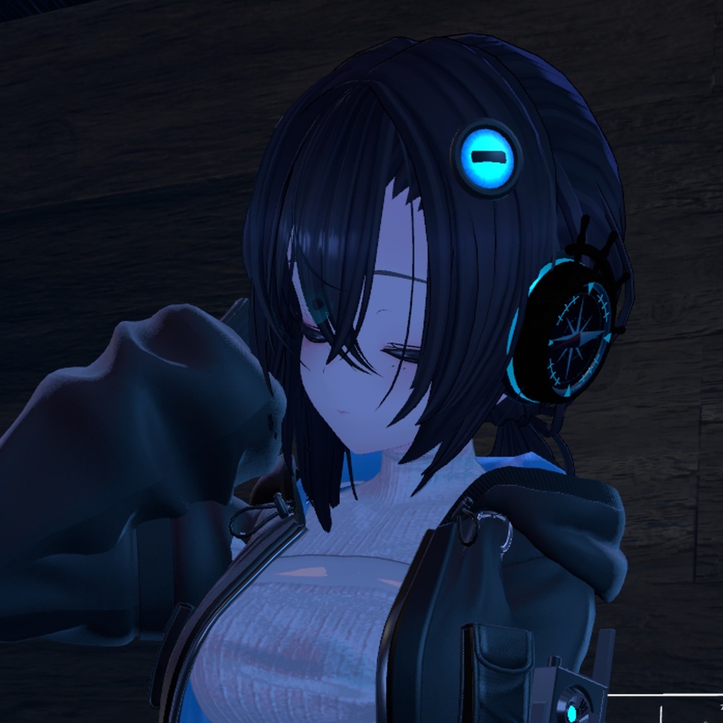 羅針盤風ヘッドホン