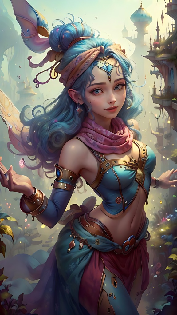 魔法のランプの女精霊