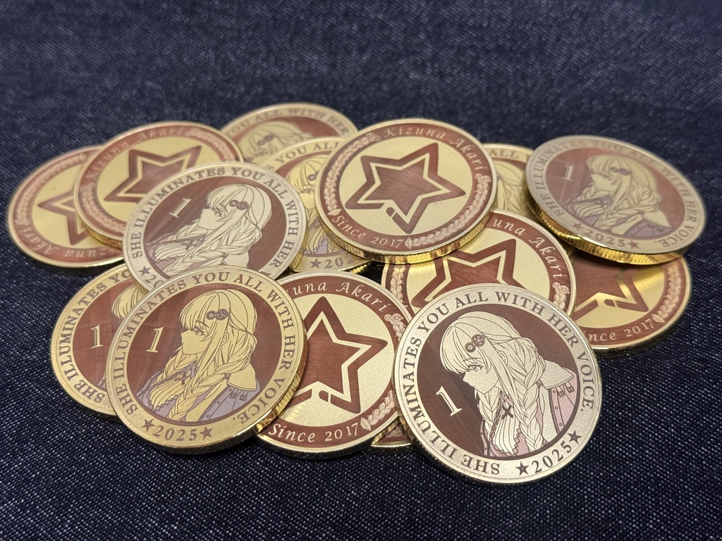 結月ゆかり麗・紲星あかり 記念コイン