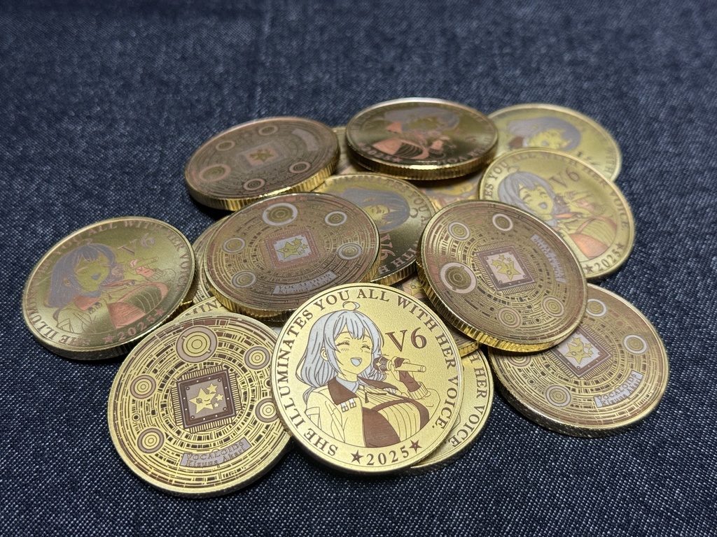 VOCALOID6 結月ゆかり・紲星あかり 勝手に記念コイン