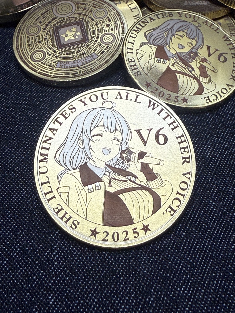 VOCALOID6 結月ゆかり・紲星あかり 勝手に記念コイン