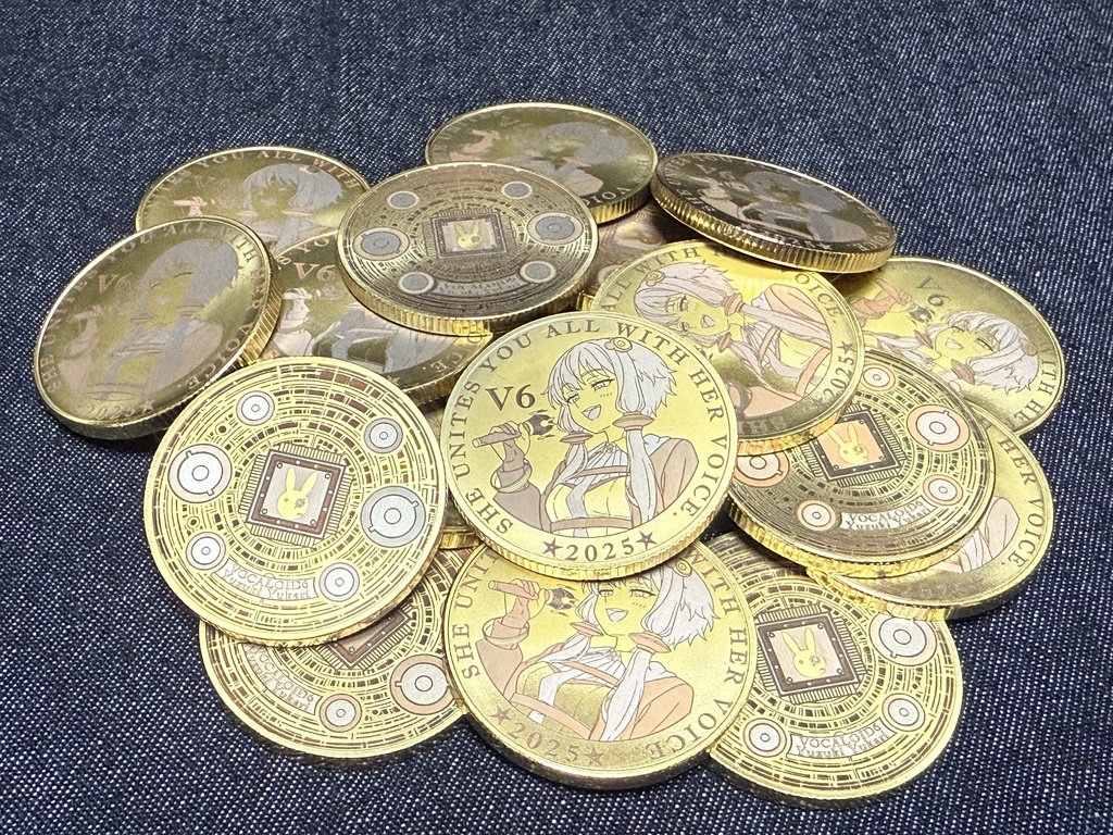 VOCALOID6 結月ゆかり・紲星あかり 勝手に記念コイン