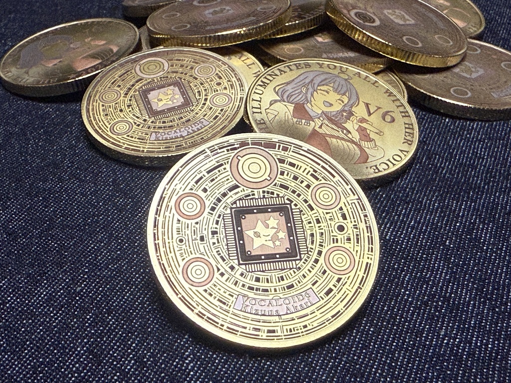 VOCALOID6 結月ゆかり・紲星あかり 勝手に記念コイン