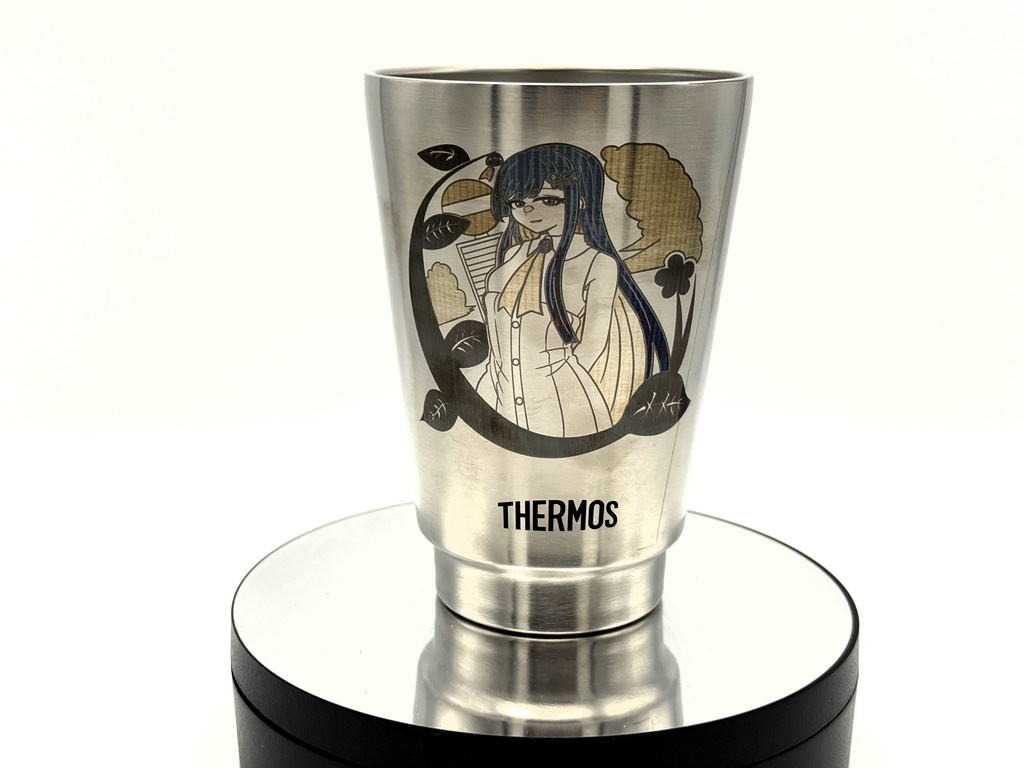 [THERMOS] 双葉湊音(ふたばみなと) レーザー彫刻ステンレスタンブラー