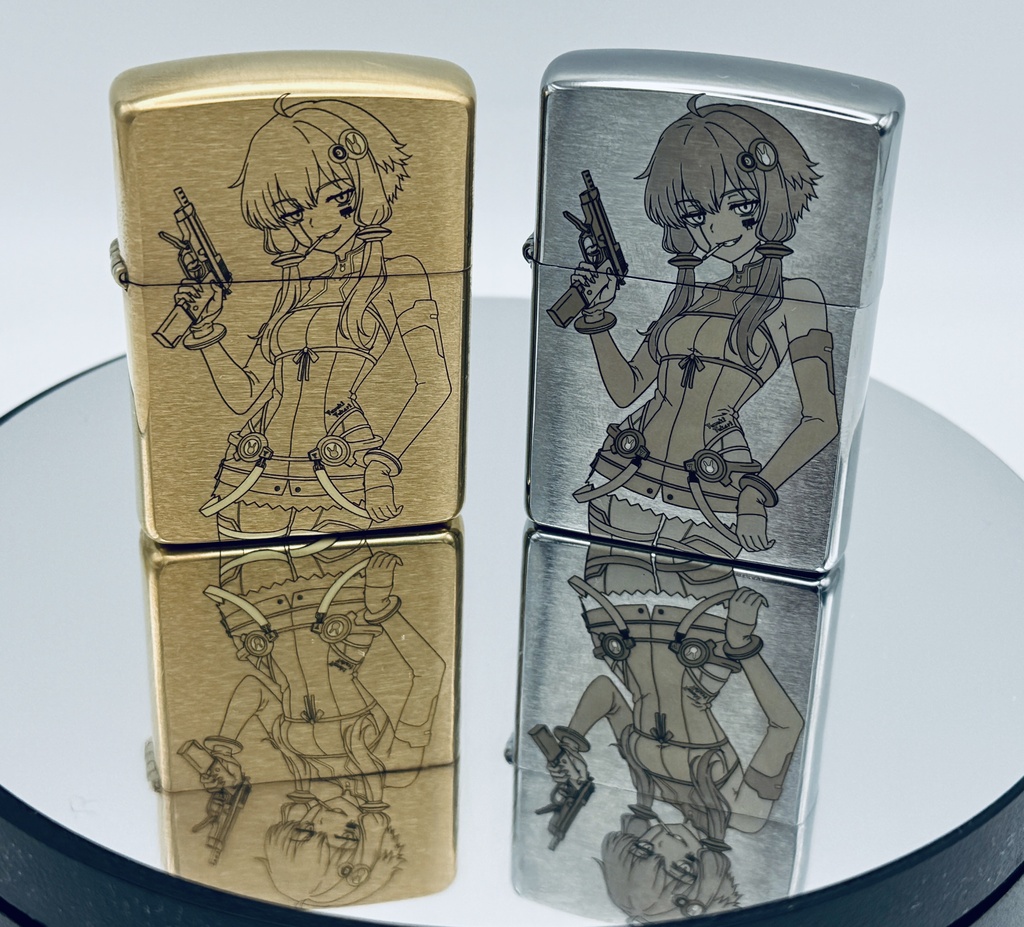 結月ゆかり(サイバーパンク風衣装)デザインzippo