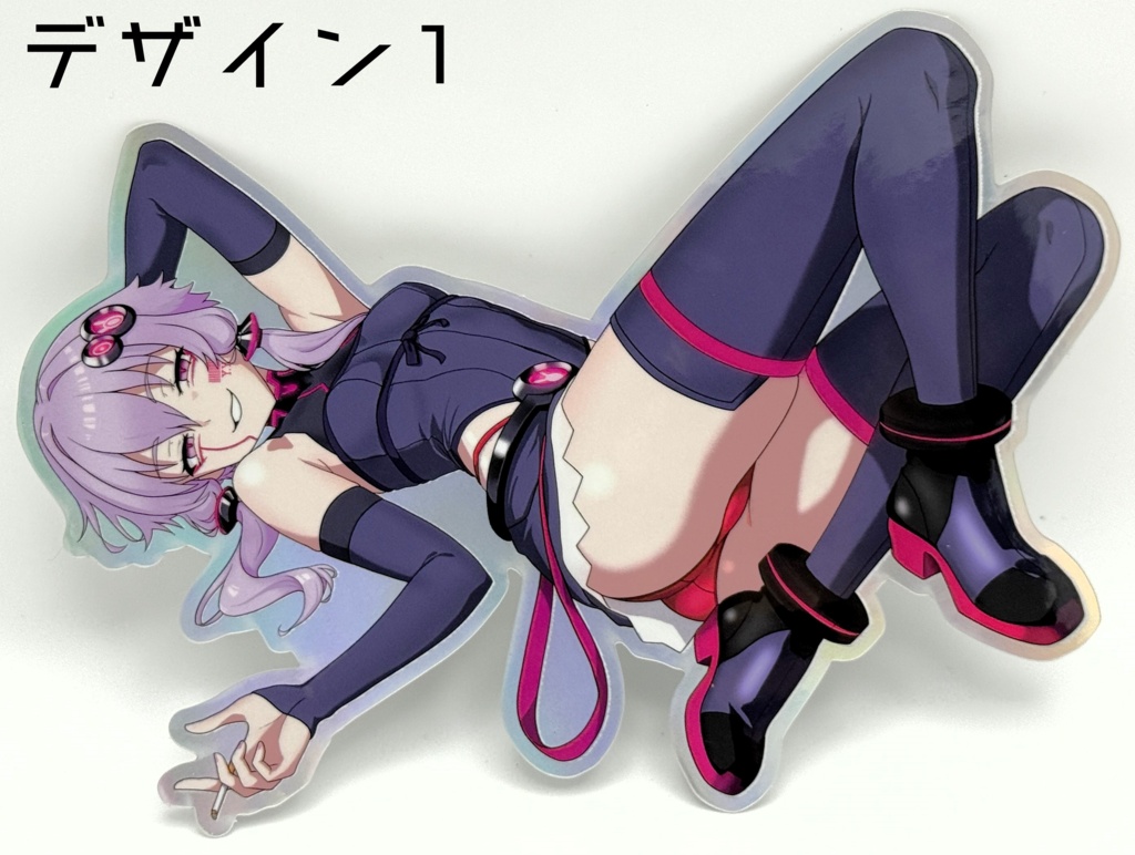 サイバーパンクゆかり ホログラムステッカー