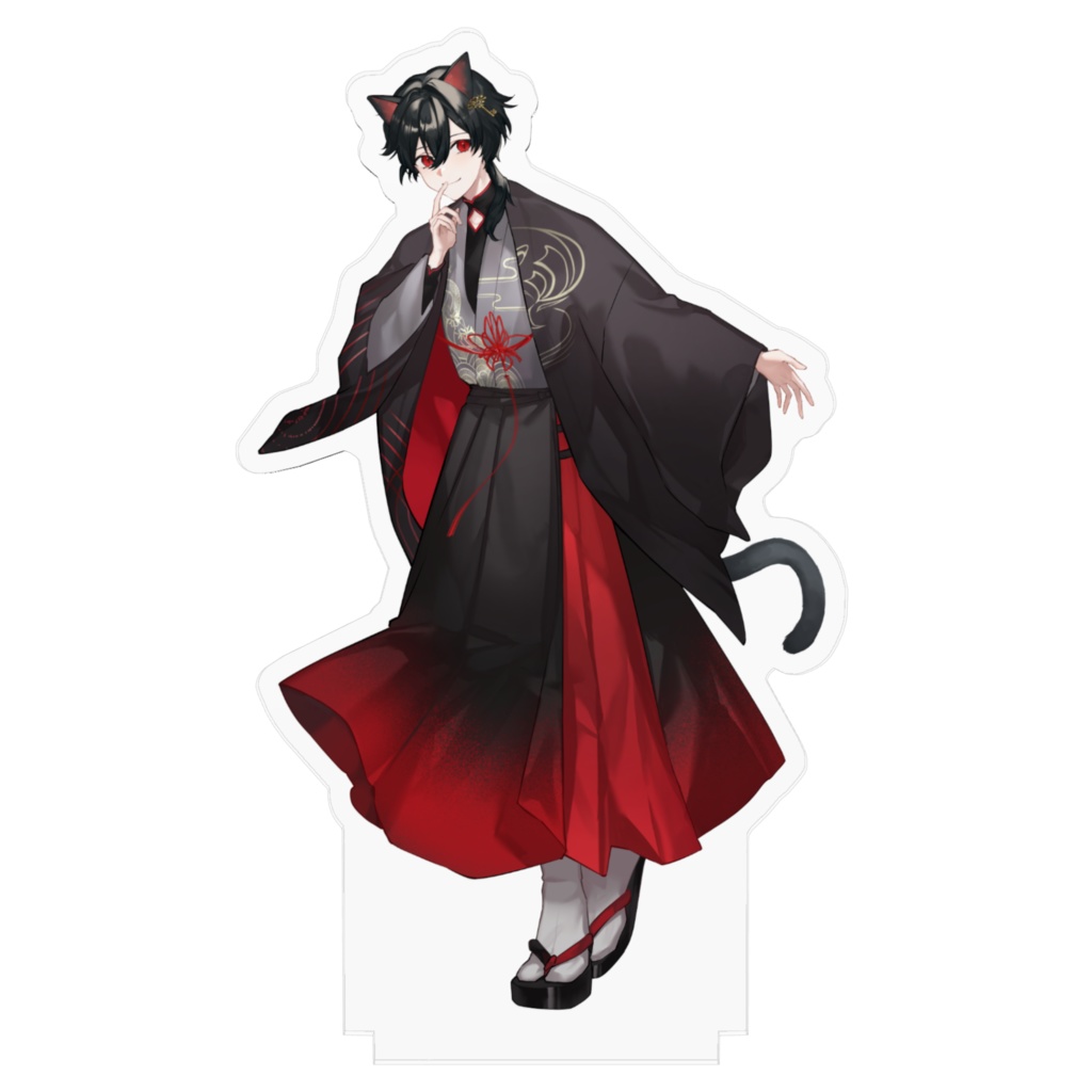 宵待ナギ 和装アクスタ(化け猫のすがた)