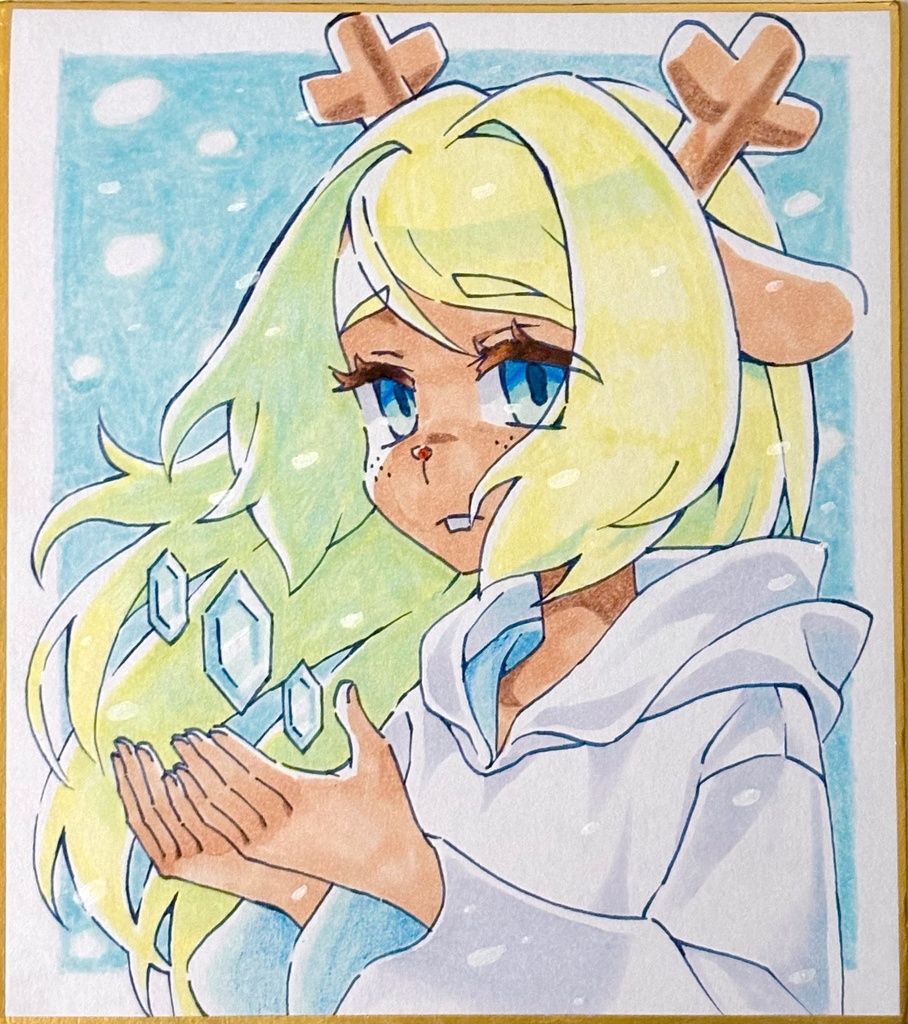 アナログ色紙　ノエル（闇の世界）