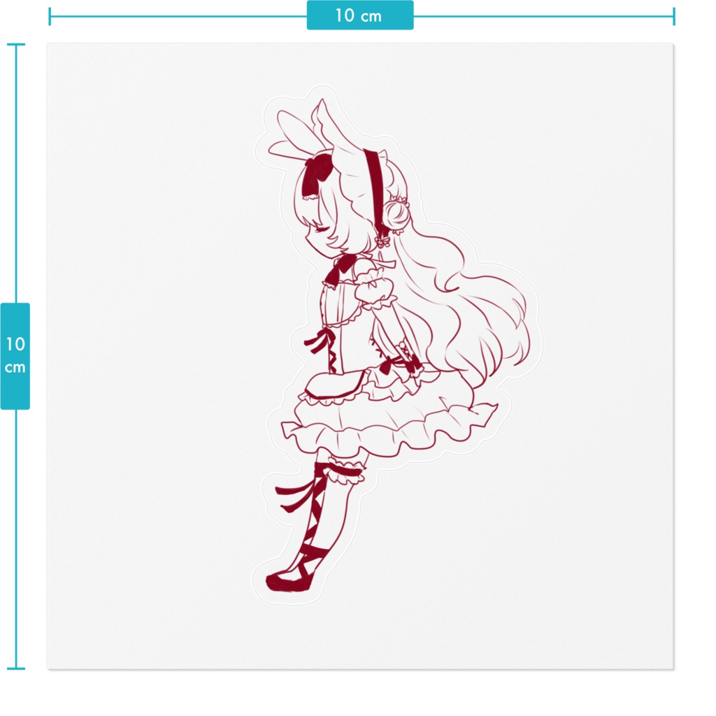 白兎メルティステッカー