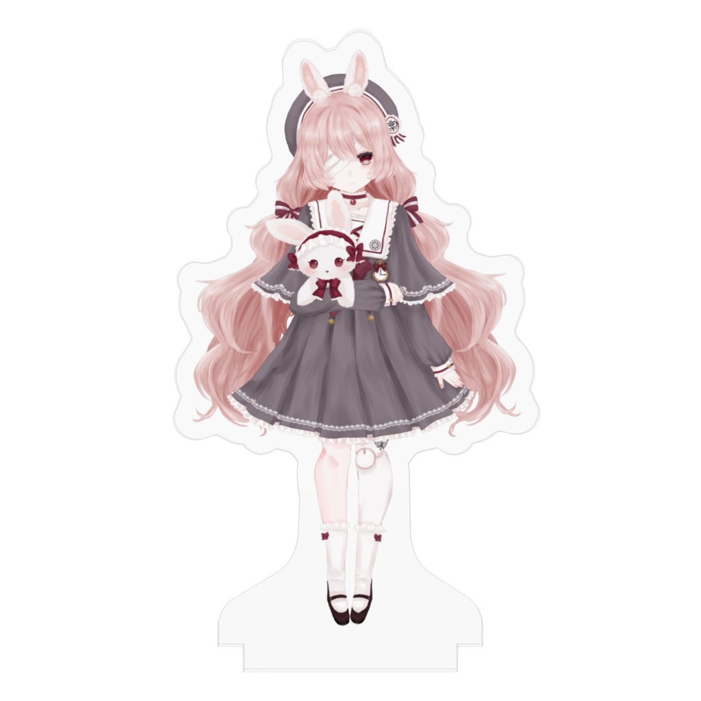 白兎メルティ制服アクリルフィギュア