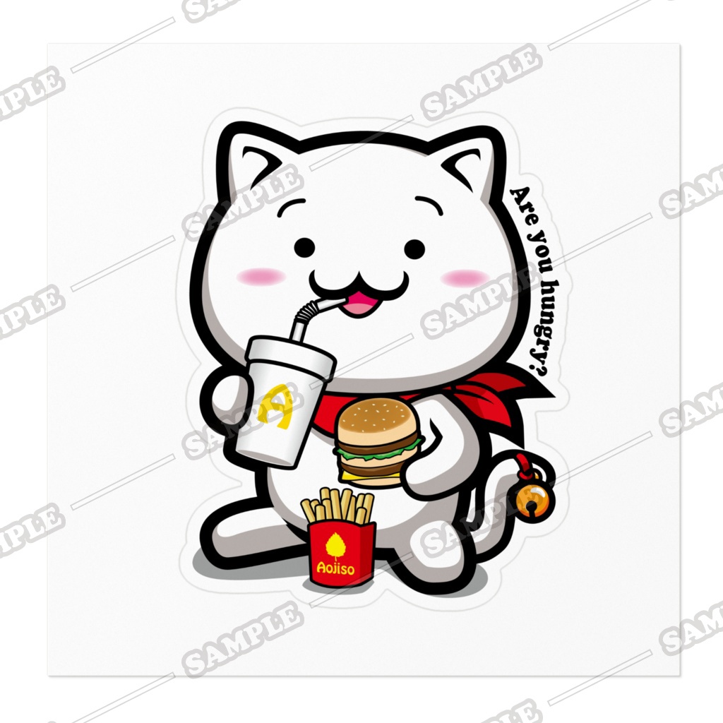 はんぐりー・りく ステッカー(アイコンデータ付)