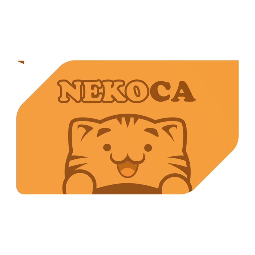 NEKOCA IC カードステッカー(くう)二枚入