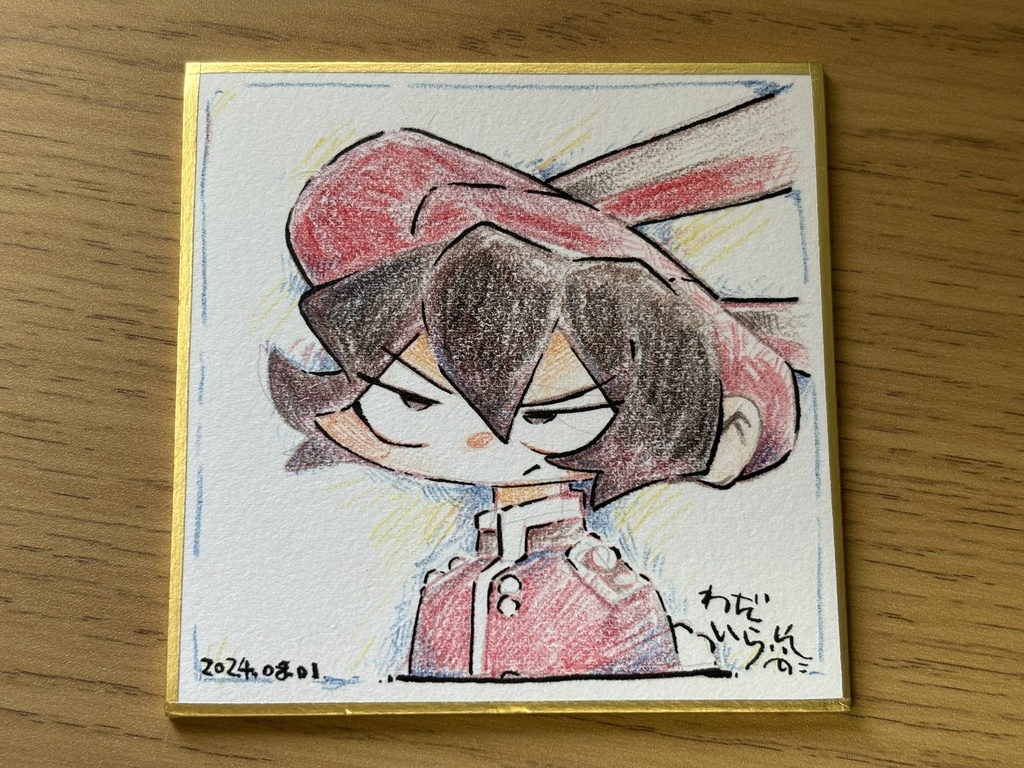 【まちゅむら祭06】豆色紙　監視役