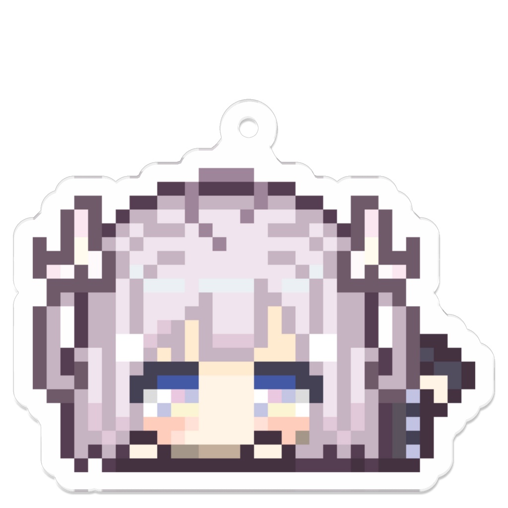 アクリルキーホルダー(ドットイラスト)