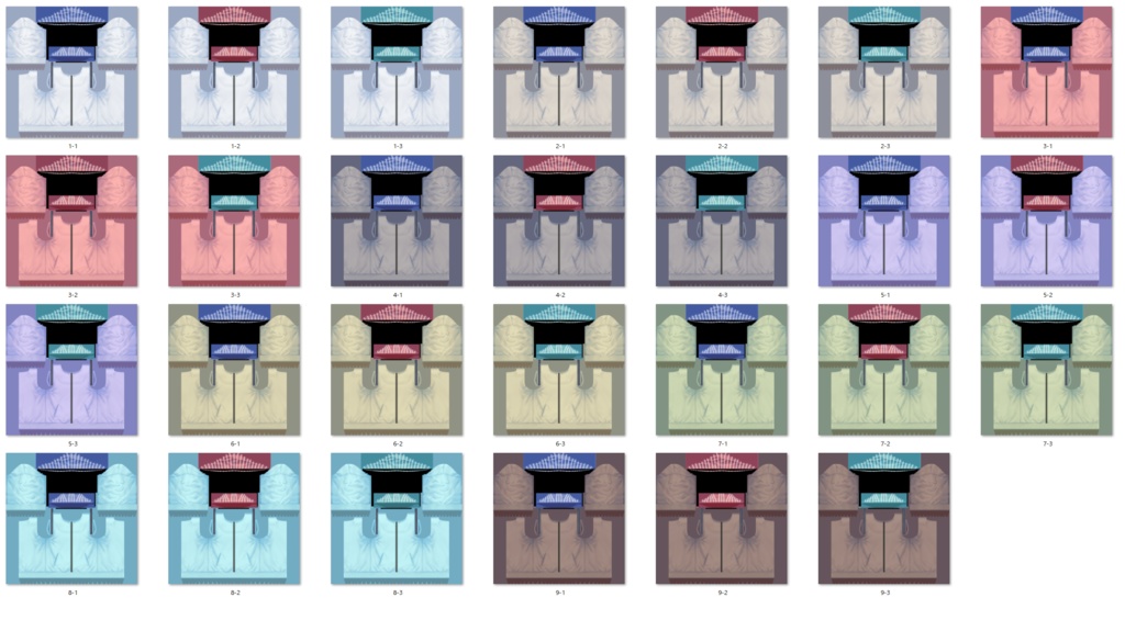 【VRoid用】ストライプ柄入りパーカー