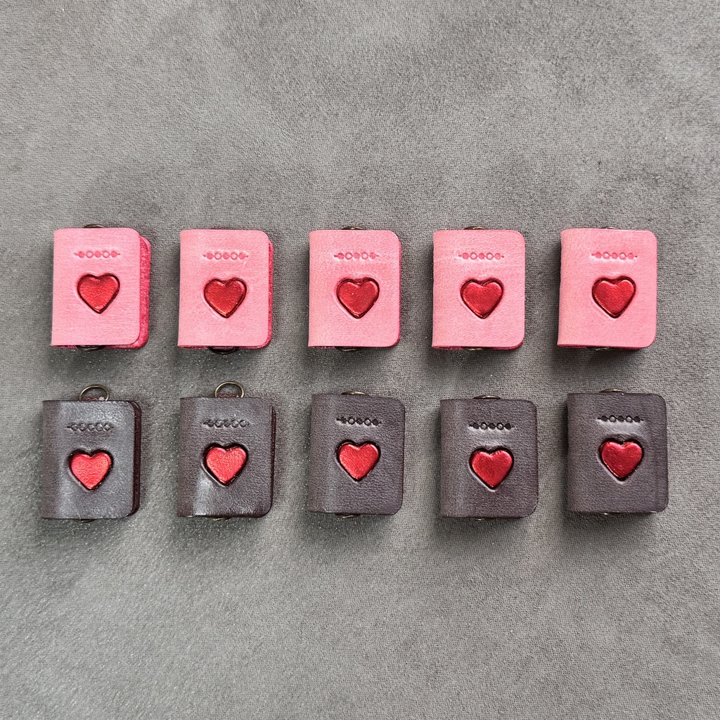 バレンタイン革本バッグ