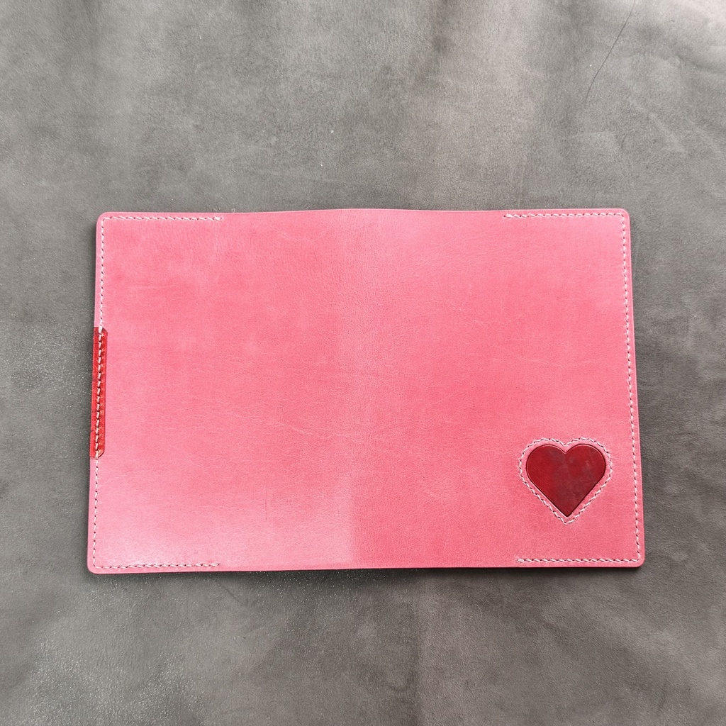 キラキラハートのブックカバー(文庫本サイズ)