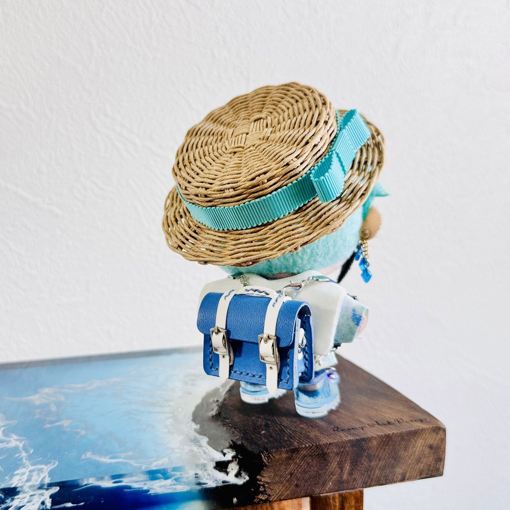 革本と旅するサッチェル~夏の空色ver.~